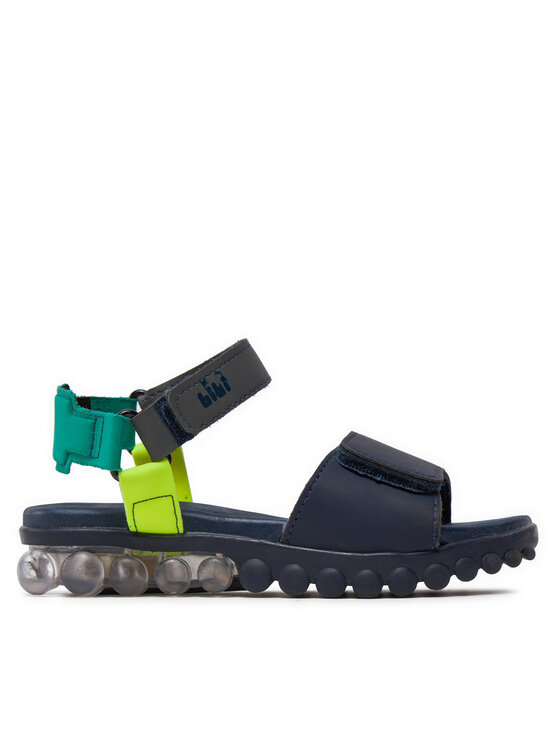 Sandale Bibi Summer Roller 1193011 Navy/Yellow Fluor/Mint