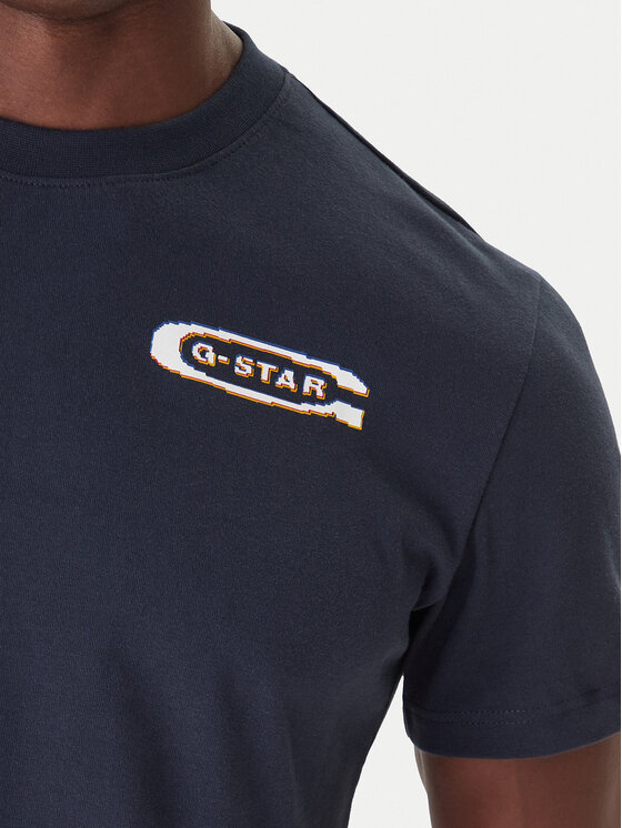 G-Star Raw G-Star Raw T-Shirt Back Gr Arch D26047-C336 Schwarz Regular Fit
