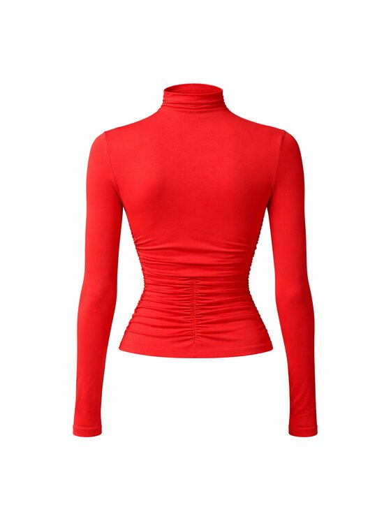 La Mania La Mania Halenka SOLLA Červená Basic Fit