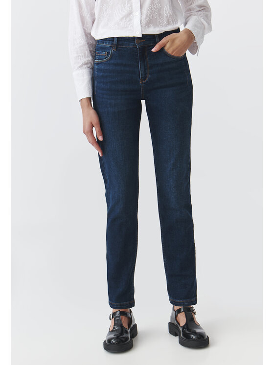 TATUUM TATUUM Džínsy SAROS Modrá Slim Fit