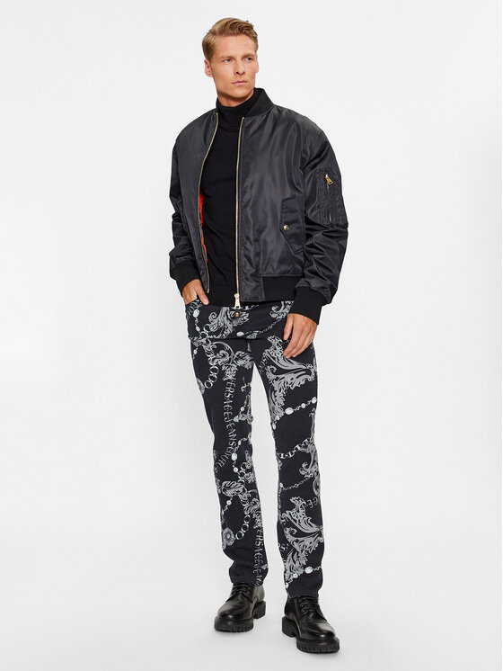 Versace Jeans Couture Versace Jeans Couture Jeans hlače 75GAB5S0 Črna Slim Fit