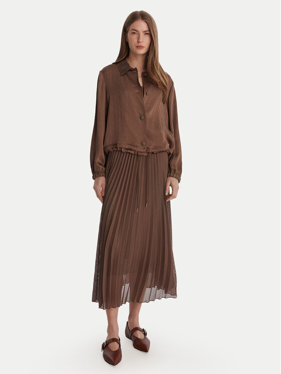 Marella Marella Marškiniai Albatro 2613041045 Ruda Regular Fit