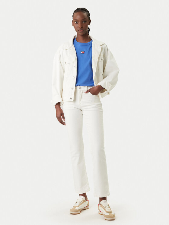 Tommy Jeans Tommy Jeans T-Shirt DW0DW22202 Modrá Boxy Fit