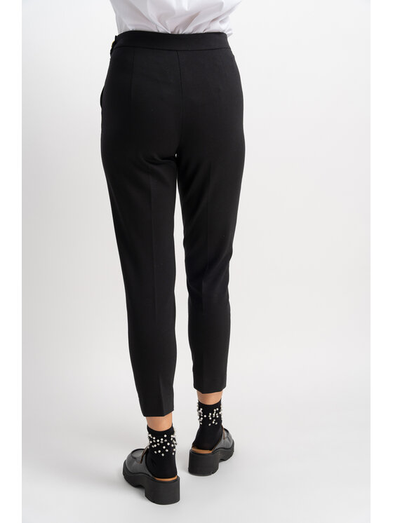 CLICK CLICK Dámske nohavice 30-323 Čierna Anatomic Fit