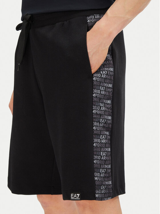 EA7 Emporio Armani EA7 Emporio Armani Спортивні шорти 7M000217 AF12660 UC001 Чорний Regular Fit