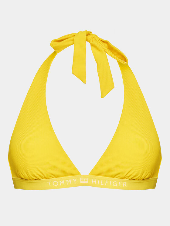 Maillot tommy 2024 hilfiger jaune