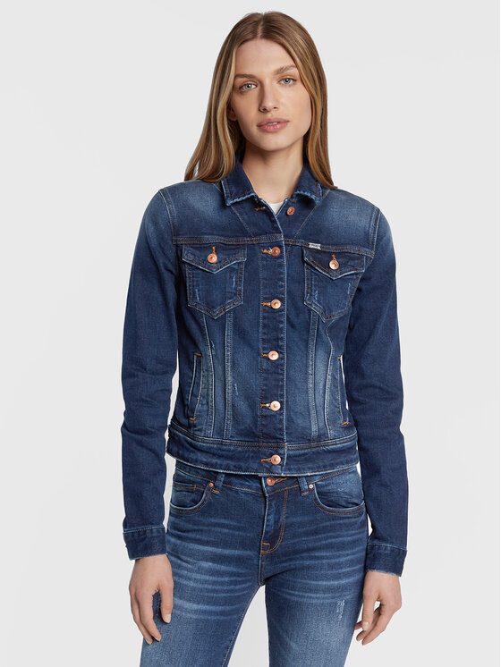 LTB Jeans jakna Dean X 60304 15249 Mornarsko modra Slim Fit