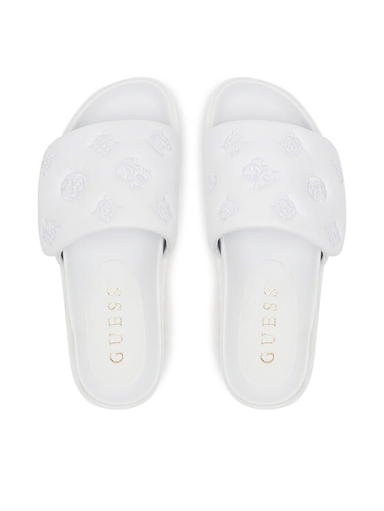 Guess Guess Şlapi FLJFA2ELE19 Alb
