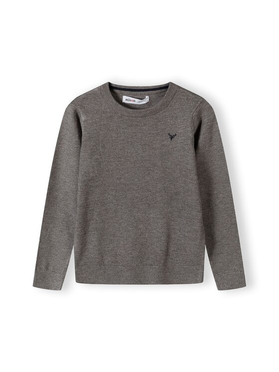 minoti minoti Sweter 27KNIT60 Szary Regular Fit