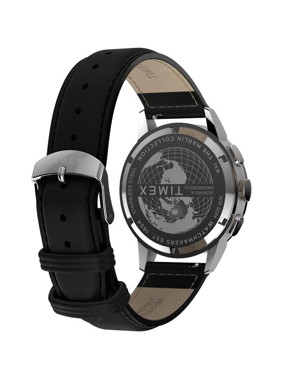 Timex Timex Zegarek TW6A01200 Czarny
