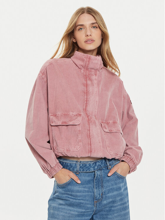 Roxy Roxy Geacă Slow Song ERJJK03614 Roz Oversize