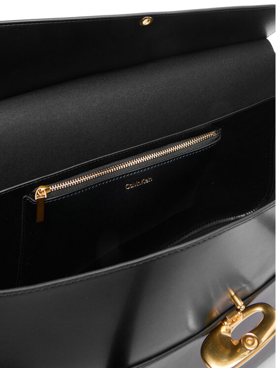 Calvin Klein Calvin Klein Сумка Hardware Flap Tote Bag LV04F3145G Чорний