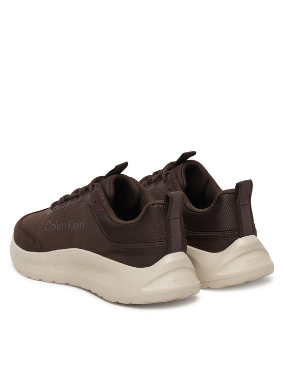 Calvin Klein Calvin Klein Sneakersy Light Eva Runner Nyl-Sue HW0HW03149 Brązowy