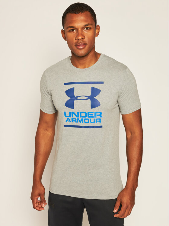 Under Armour T-krekls Ua Gl Foundation 1326849 Pelēks Loose Fit