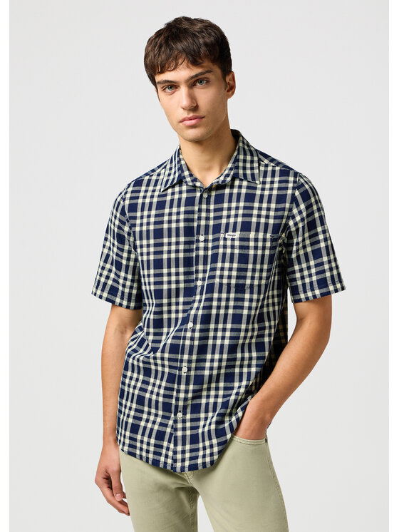 Wrangler Wrangler Camicia SS 1 PKT SHIRT Multicolore Regular Fit