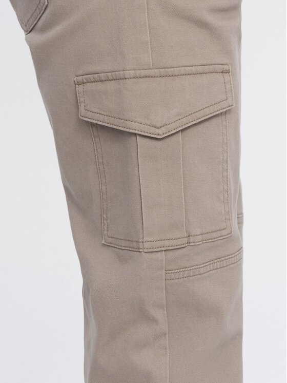 Ombre Ombre Joggery OM-PAJO-0123 Beżowy Regular Fit