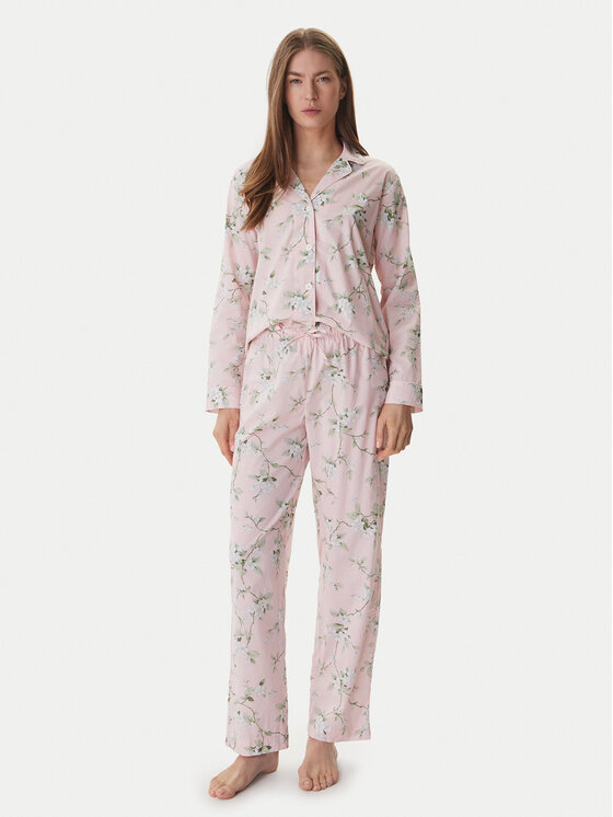 LAUREN RALPH LAUREN LAUREN RALPH LAUREN Pyžamo ILN92493 Ružová Relaxed Fit
