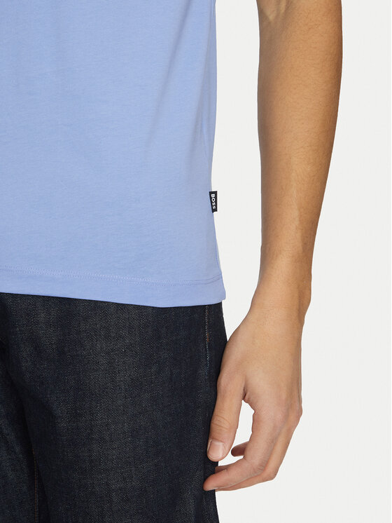 BOSS BOSS Tricou Thompson 01 50468347 Albastru Regular Fit