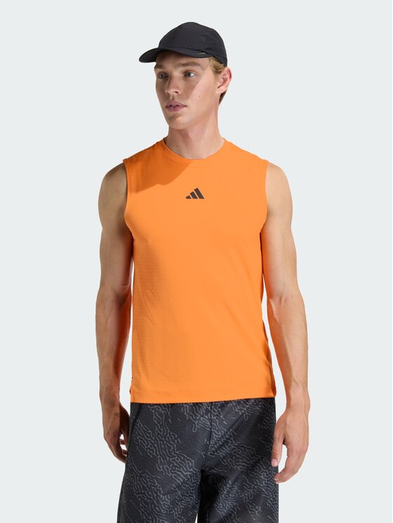 adidas adidas Koszulka techniczna 159050 Pomarańczowy Slim Fit