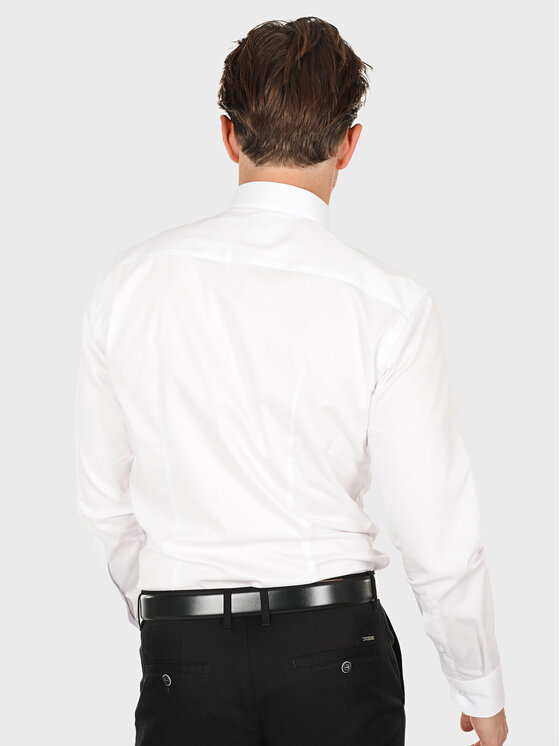 Evenemen Evenemen Koszula Punto Twill G2 Biały Slim Fit