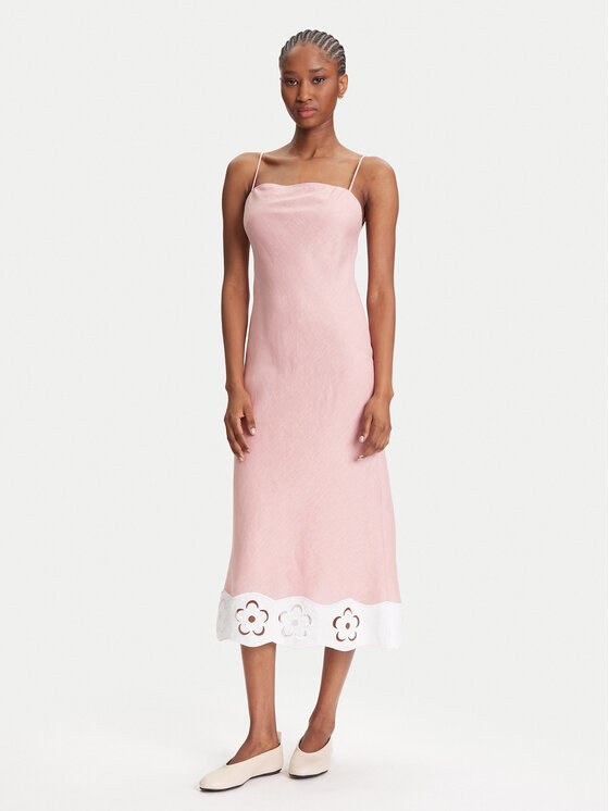 STAUD STAUD Vasarinė suknelė Palo R25S2283LN Rožinė Regular Fit