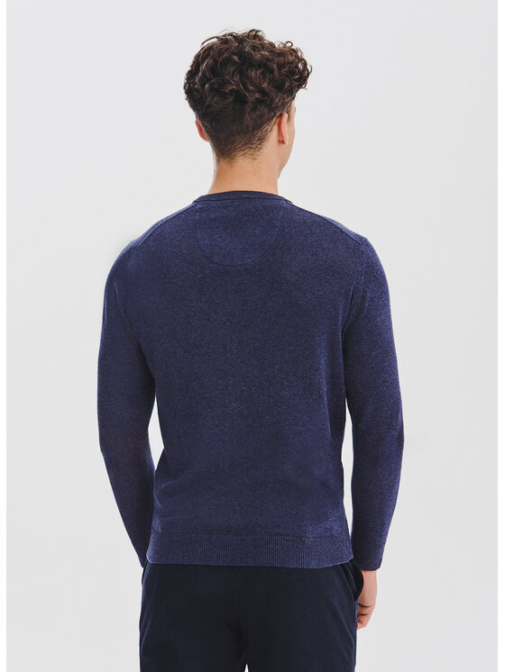 Pako Lorente Pako Lorente Sweter P25WB-2X-027 Granatowy Classic Fit