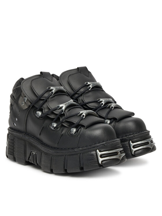 NEW ROCK NEW ROCK Laisvalaikio batai M-106-VS1 Juoda