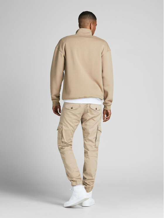 Jack&Jones Jack&Jones Joggery Paul 12193754 Beżowy Slim Fit