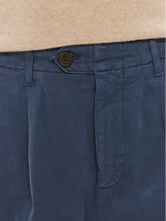 Tommy Hilfiger Tommy Hilfiger Hlače iz tkanine WW0WW42233 Modra Relaxed Fit