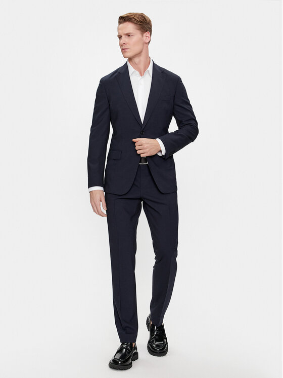 BOSS Boss Marškiniai H-Joe-Kent-C3-214 50508772 Balta Regular Fit