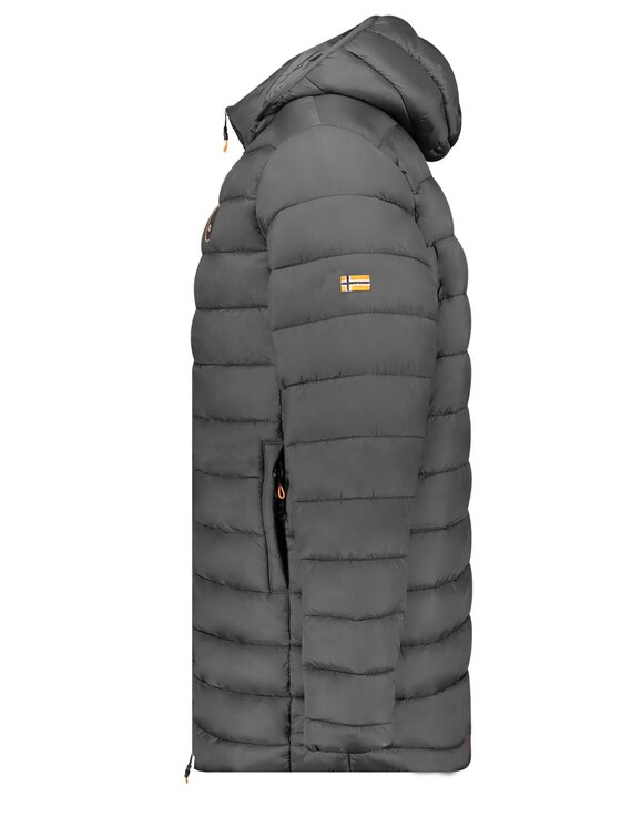 Geographical Norway Geographical Norway Kurtka puchowa WZ5086H/GN-GRIS FONCÉ Szary Regular Fit