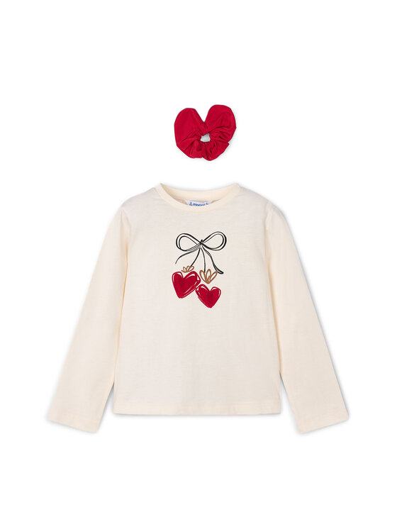 Mayoral Mayoral Bluse 4008 Écru Regular Fit