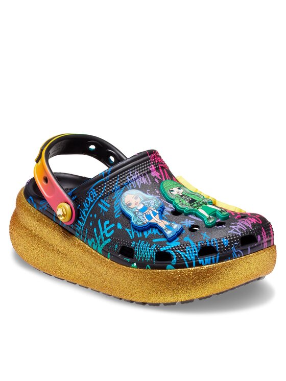 Crocs Șlapi Classic Rainbow High Cutie Clog Kids 208116 Colorat | Modivo.ro