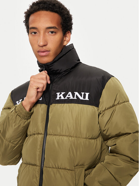 Karl Kani Karl Kani Zimné bundy Retro Essential 60760012 Zelená Regular Fit