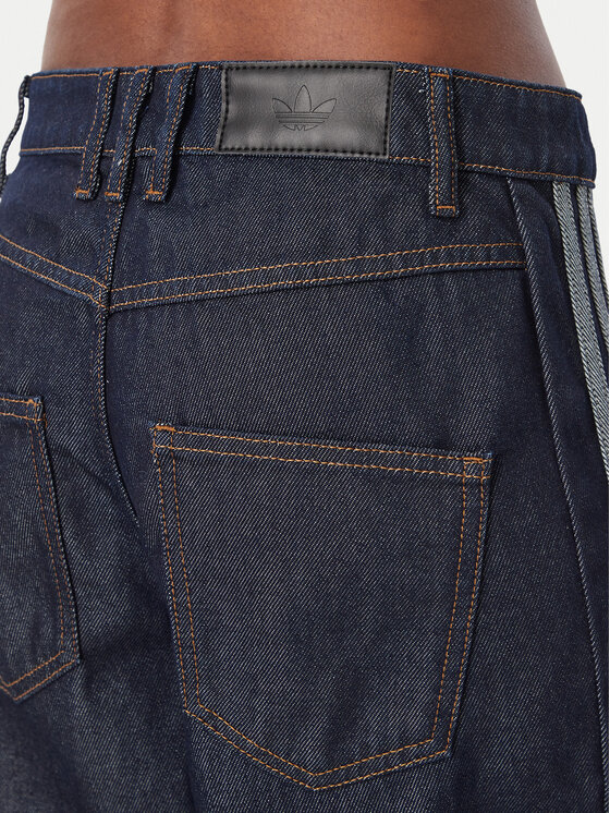 adidas adidas Jeans hlače Adibreak Mid Rise Wide Leg Denim Pant KT2650 Modra Wide Leg
