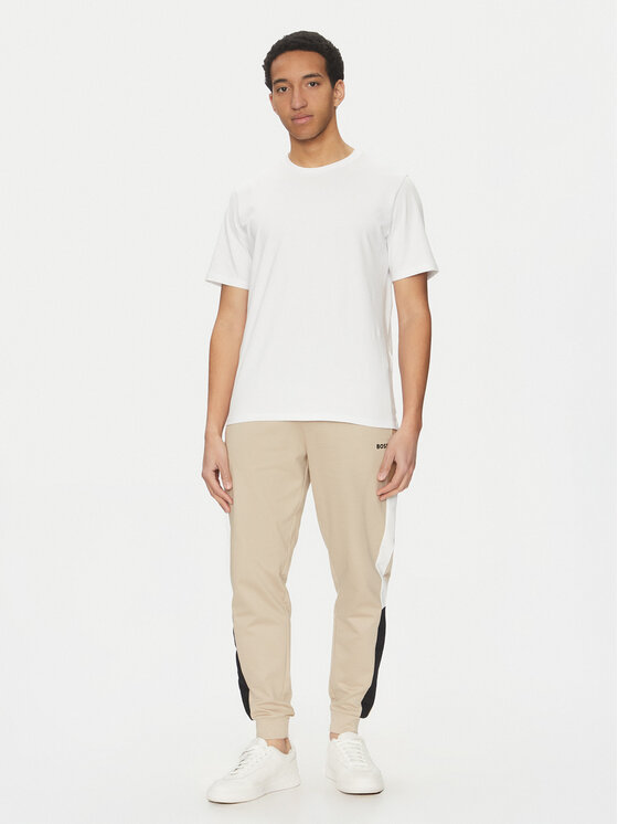 BOSS BOSS Teplákové kalhoty Iconic 50535786 Béžová Regular Fit