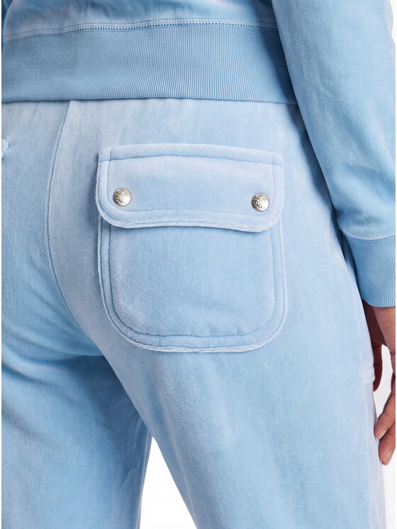 Juicy Couture Juicy Couture Jogginghose Layla JCSEBJ001 Himmelblau Flared Leg
