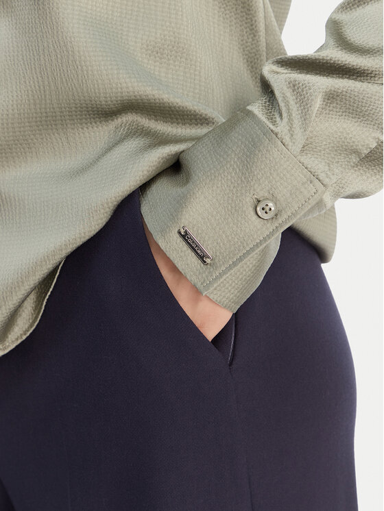 Calvin Klein Calvin Klein Marškiniai Hammered LV044F129G Smėlio Regular Fit