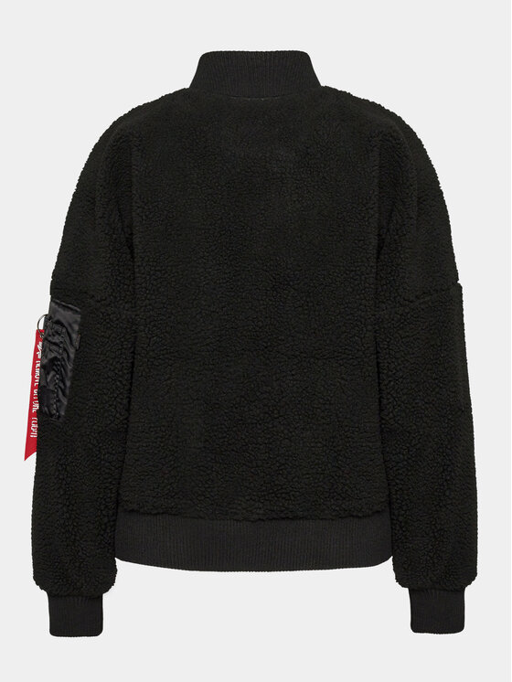 Alpha Industries Alpha Industries Μπόμπερ μπουφάν MA-1 VF Teddy 108003 Μαύρο Regular Fit