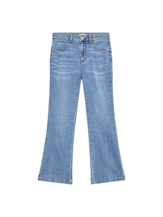 Oltre Oltre Jeans P574R008575N024 Turchese Flare Fit