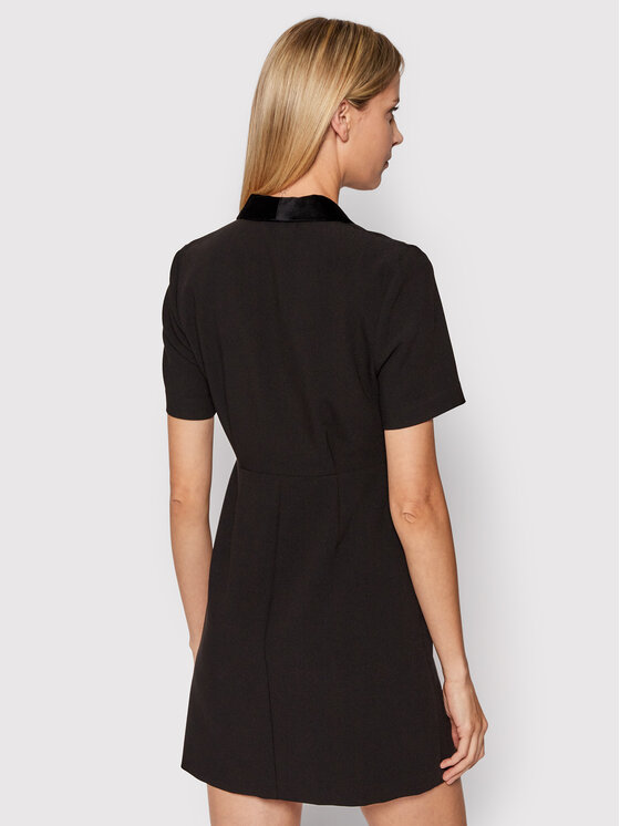 Abito da cocktail NO163 Nero Slim Fit