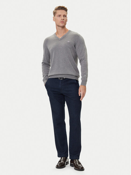 Gant Gant Pullover 8030562 Grau Regular Fit