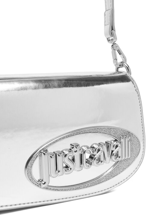 Just Cavalli Just Cavalli Ročna torba 79RA4BZ3 Srebrna
