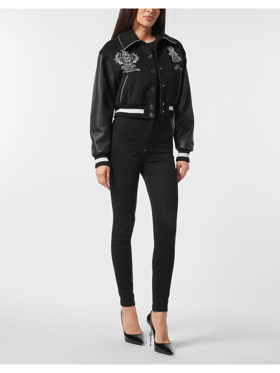 PHILIPP PLEIN PHILIPP PLEIN Giacca di pelle 27275 Nero