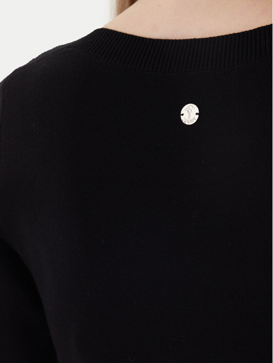 JOOP! JOOP! Kootud kleit Kirla 10018002 Must Regular Fit