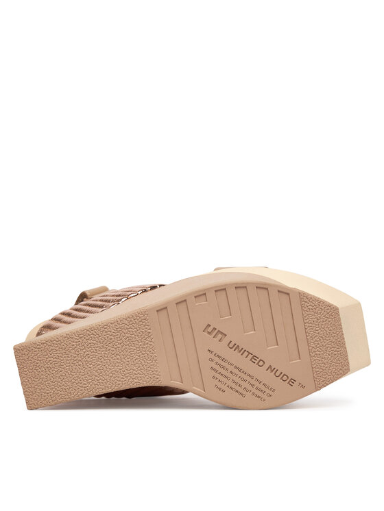 United Nude United Nude Sandaalid Delta Wedge Puffier 10988971188 Beež