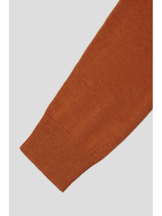 Lancerto Lancerto Sweter Simen SW073224000053 Brązowy Regular Fit