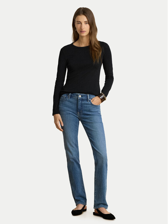LAUREN RALPH LAUREN LAUREN RALPH LAUREN Bluzka 200680399001 Czarny Slim Fit