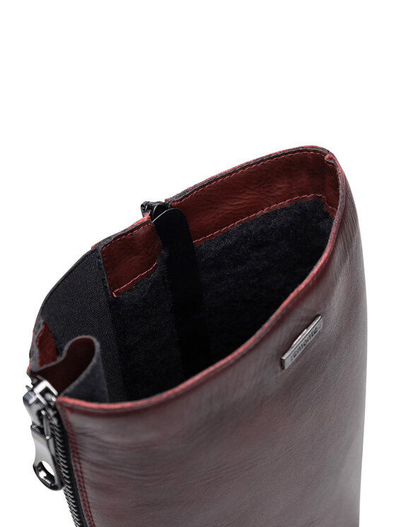 Remonte Remonte Jahalni škornji R6576-35 Bordo rdeča