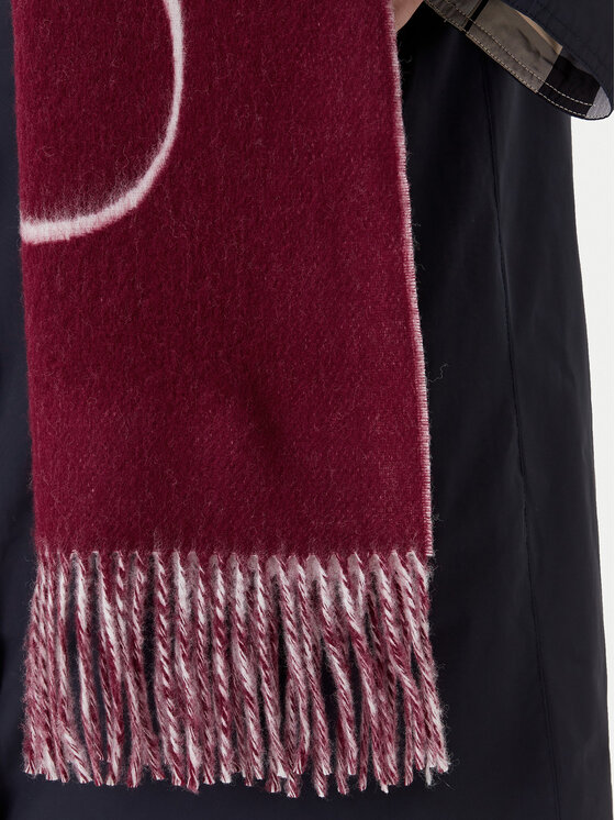 Tommy Hilfiger Tommy Hilfiger Шарф Script Logo AW0AW17786 Бордовий